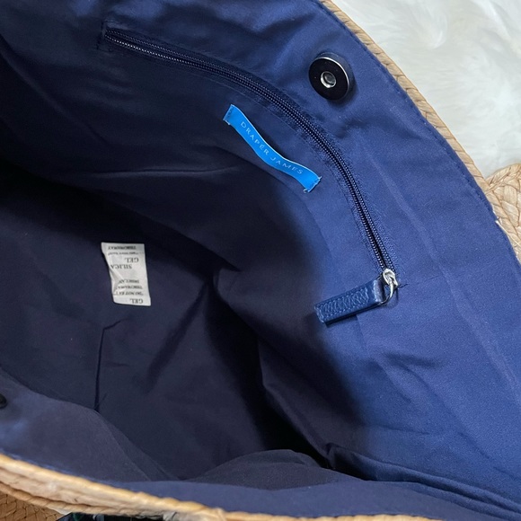 DraperJames Straw Tote & Silk Scarf - Picture 7 of 7